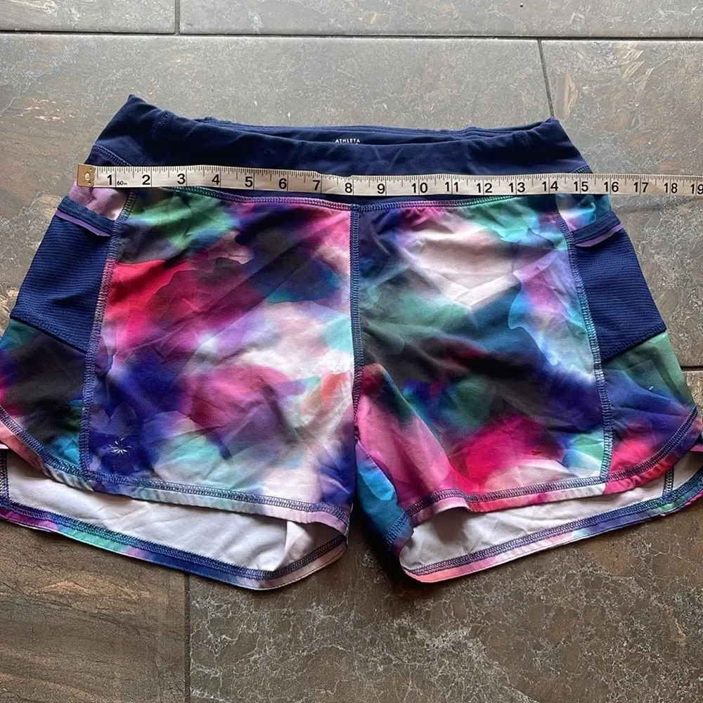 ATHLETA Girl Shorts Sz XXL 16 RECORD BREAKER Pockets 2.0 Athletic Running NICE!